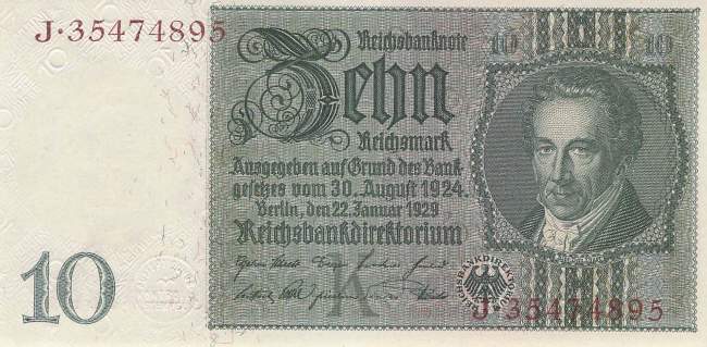 10 Mark 1929